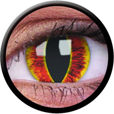 ColourVue Crazy šošovky - Saurons Eye (2 ks ročné) - nedioptrické