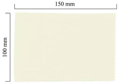 Handričku na okuliare z mikrovlákna jednofarebný - biely 100x150
