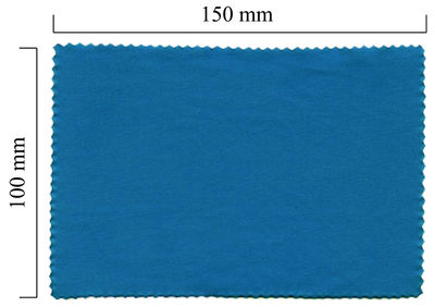 Handričku na okuliare z mikrovlákna jednofarebný - modrý 100x150
